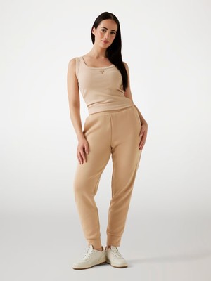 Guess Yan Logo Bantlı Koşu Pantolon W5YB11KBYE2