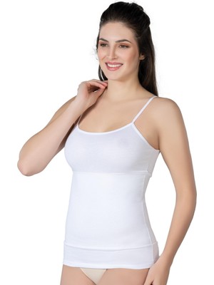 Marsilyan Beyaz Mı Emay 1401 Modal Cotton Kadın Atlet Korse