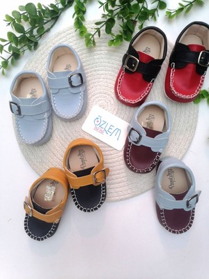 Genel Kemerli Erkek Bebek Ayakkabısı Kahverengi - 17 Numara