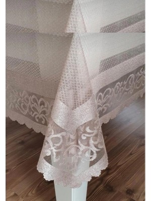 Raşel Örme 140X180 Pano Desenli Masa Örtüsü Capicino