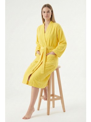 Ender Home Kimono Bornoz %100 Pamuk Unisex