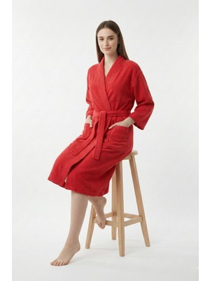 Ender Home Kimono Bornoz %100 Pamuk Unisex