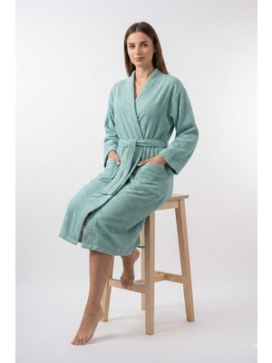 Ender Home Kimono Bornoz %100 Pamuk Unisex