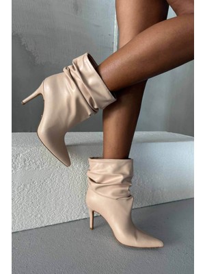 Ayakkabı Prensi Ricki Körüklü Nude Mat