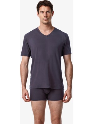 Blackspade Erkek Modal Elastan Fanila Silver 9308 - Antrasit