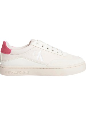 Calvin Klein Kadın Pembe Calvin Klein Classıc Cupsole Laceup Low Lth Pembe Kadın Günlük Spor Ayakkabı