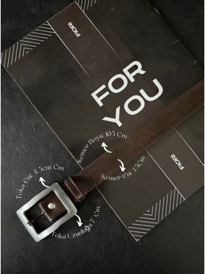 Fiori Karartma Kare Gümüş Tokalı Kadın Pantolon Kemeri, Ceket Kemeri, Elbise Kemeri, Gömlek Kemeri