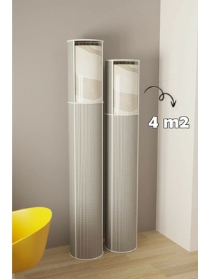 TrentCo Hava Geçiren Pvc Pencereli , Kapasiteli, Toz ve Nem Koruyucu Halı Kılıfı Hurcu – 4 M² ( Lisinya )