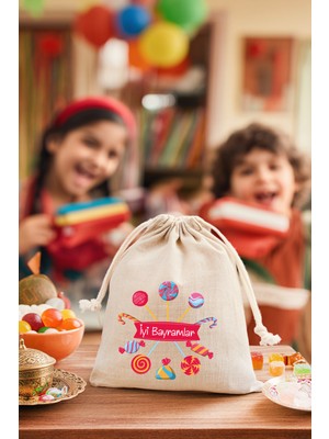 Aprendi Bayrama Özel Harçlık Kesesi Bayram Harçlığı Kesesi 10X15 (5 Adet) Model- 25
