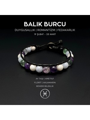 Seven Art Jewelry Balık Burcu Bohem Bileklik