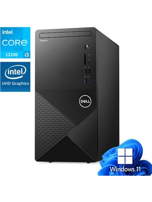 Dell Pc Vostro 3030 I3-12100 8gb Ddr5 1tb SSD N6001VDT3030MT ATL11 UHD 730 WIN11PRO Masaüstü Bilgisayar