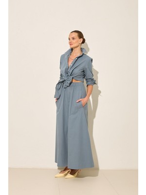 Setre Kuvars Uzun Kollu Gömlek