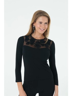 Marsilyan Berrak Uzun Kollu Bluz 2635