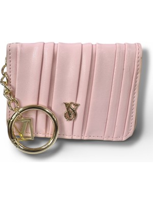 Kadın Metal Aksesuarlı Kartlık Bölmeli Cüzdan