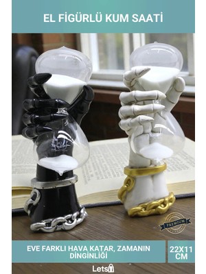 Letsii El Figürlü Polyester Kum Saati Dekoratif Tasarım