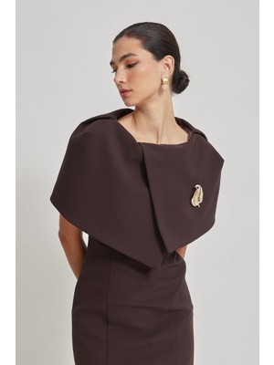 Setre Acı-Kahve 1YA2NKEL3137 Elbise