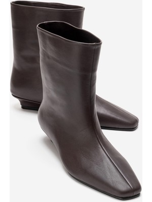 Luvi Nacho Kahverengi Cilt Hakiki Deri Kadın Bot