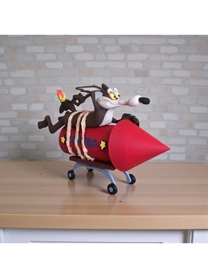 FIGURİFY Wile E. Coyote Figürü – Looney Tunes - Koleksiyonluk Retro Dekor