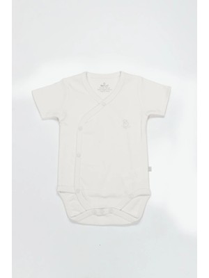 Tp Bfs Bistyle Organik Natural Basic Style Kruvaze Yarım Kol Body BS17101 Ekru