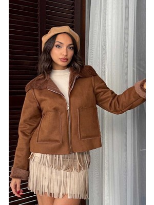 Caddebostan Moda Süet Tavşan Lamine Mont Modern Premium Luxury Trend Tasarım Mont 2027
