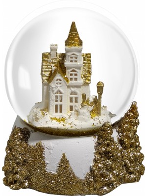 UltraNova Yılbaşı LED Işıklı Kule ve Kar Küresi Dekorasyonu, Şık ve Parıltılı Atmosfer