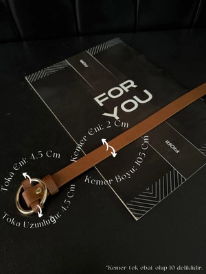 Fiori Kadın Pantolon Kemeri Ceket Kemeri Elbise Kemeri Gömlek Kemeri