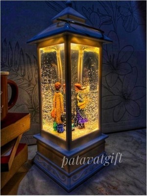 UltraNova Kış Masalı El Feneri, Püskürtmeli Kar Küresi, Büyük Boy, Çift Modlu