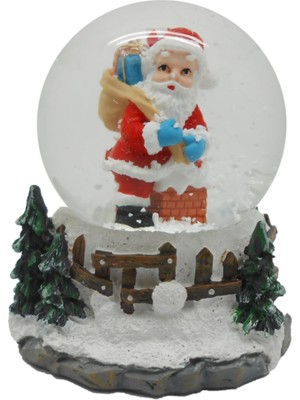 UltraNova Yılbaşı Için Parlak ve Şık Kar Küresi Dekoru, Göz Alıcı Süsleme Parçası