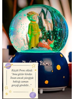 UltraNova Müzikli Işıklı Otomatik Kar Küresi, Büyük Boy, Kar Tanesi ve Püskürtme