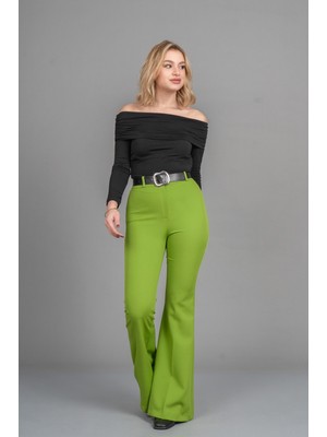 Missvina Ispanyol Paça Kemerli Pantolon 3950