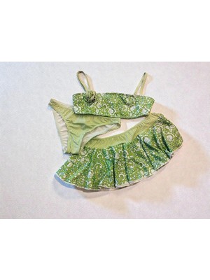 Kom Cecılıa Kız Çocuk Etekli Bikini  Set
