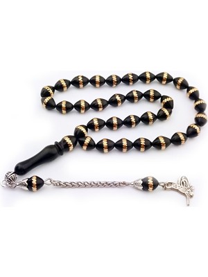 Pigado Pirinç Işlemeli Arpa Kesim Tuğra Püskül Gürcü Oltu Tesbih