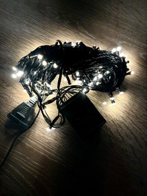 SHC4200 10 M 100 LED Damla Uçlu Gün Işığı Siyah Kablo Mz-17-3