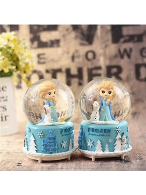 UltraNova Elsa Temalı Işıklı ve Müzikli Kar Küresi, Büyülü ve Rüya Gibi Dekorasyon