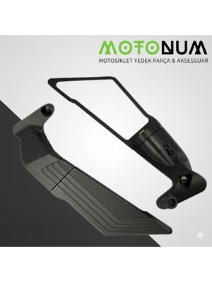 Motonum Kuba Çita 50R Gold Kanat Ayna-Fonksiyonel DESENLI-A01521