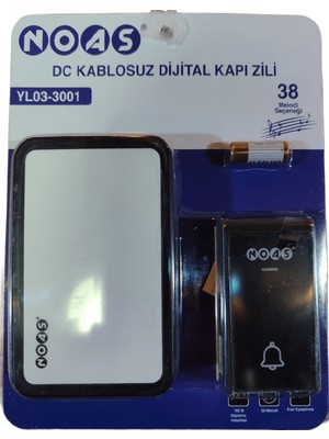 Noas Kablosuz Dijital Kapı Zili YL03-3001