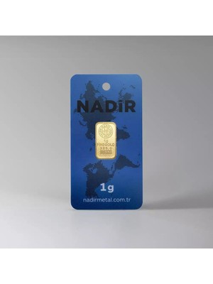 Nadir Gold 24 Ayar 1 Gram Külçe Altın