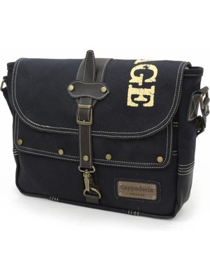 Cappadocia Vintage 4046 Antiochia Omuz Postacı | Suya Dayanıklı Mumlu Kanvas Laptop Seyahat Çantası, 14 Inç Laptop Bölmeli, Şık ve Fonksiyonel Tasarım