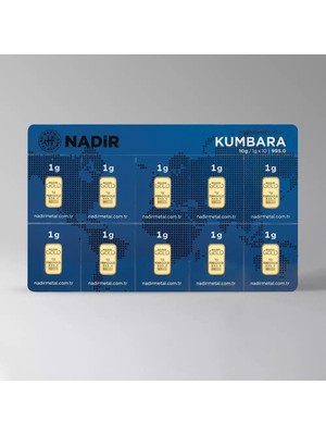 Nadir Gold Nadirgold 10 gr Kumbara Külçe Altın