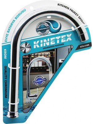 Timion Evye - Büyük  Batarya Borusu  Süzgeçli Uç   Krom Kaplama (5148)