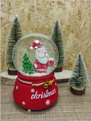 UltraNova Büyük Boy Yılbaşı Kar Küresi Işıklı Müzikli Otomatik Kar Üfleyen