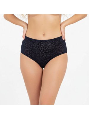 Bonbon Kadın Yüksek Bel Transparan Tül Slip Külot BB2128