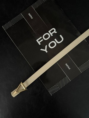 Fiori Üçgen Tokalı Basic Kadın Pantolon Kemeri, Ceket Kemeri, Elbise Kemeri