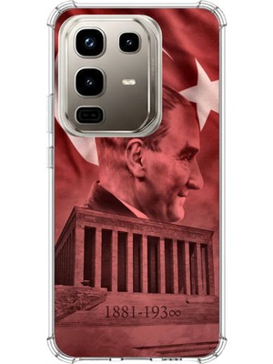 TechTree Infinix Note 50 Pro Uyumlu Atatürk Portresi ve Anıtkabir Baskılı Silikon Kılıf