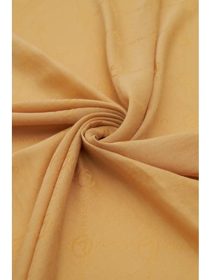 Valentino Orlandi Sarı Valentıno Orlandı Alia Logo Eşarp