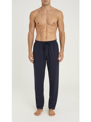 Kly Erkek Lacivert Tek Alt Pijama Altı Rahat Kesim Konforlu Yapı C6T4N01