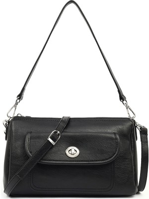 Derimod Kadın Siyah Uzun Askılı Kol Çantası 25ABD211818