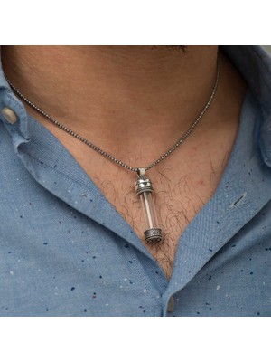 Özcömert Silver Gümüş Içi Açılabilen Muska Kabı Kolye