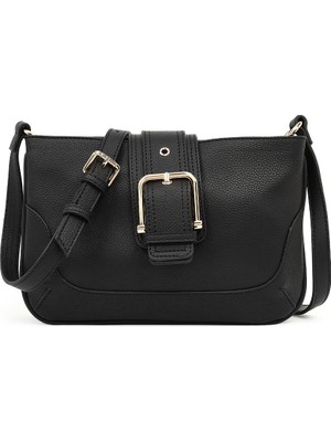 Derimod Kadın Siyah Uzun Askılı Çapraz Çanta 25WBD2380FT