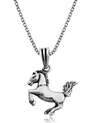 Özcömert Silver ​gümüş Şahlanmış At Kolye